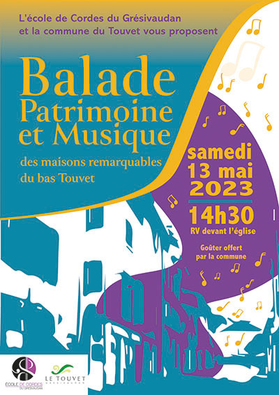 affiche balade patrimoine